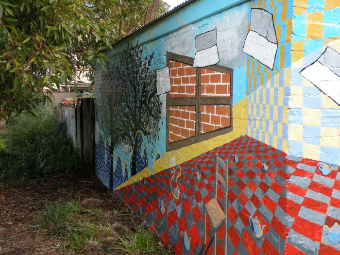 Ida Lawrence & Caitlin Hespe. Mural detail3