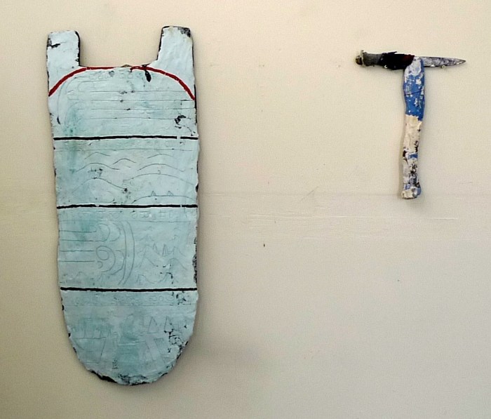 (Left to right) Shield (blue), Tool