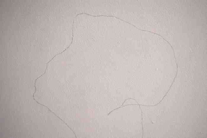 Documentation of line drawings from 5 a.m., photographed by Alexandra Spence