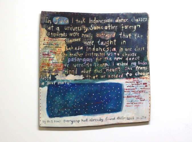 Pasangan 2014-2015, acrylic on plywood