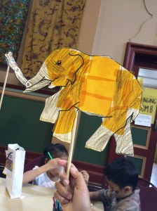 Cellopane Elephant Wayang