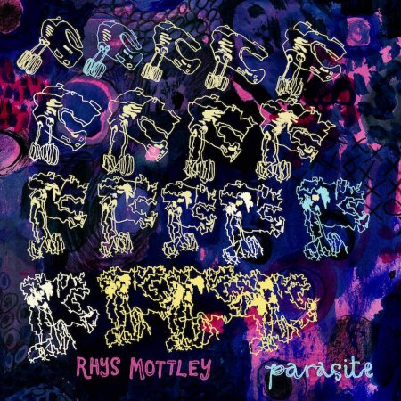 CD cover. The image is a single eggbeater drawn eighteen times. Each repetition becomes more and more warped until it becomes something monstrous and unrecognisable