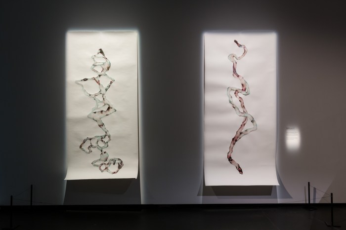 Sofiyah Ruqayah, whatever makes you cold freezes me 2018 watercolour and collage on paper, Image care of Casula Powerhouse Arts Centre. Photography by Chantel Bann.jpg