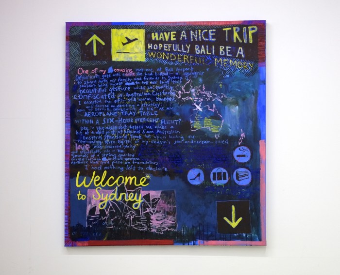 Ida Lawrence, Customs 2018, acrylic on canvas, 138x122cm.JPG
