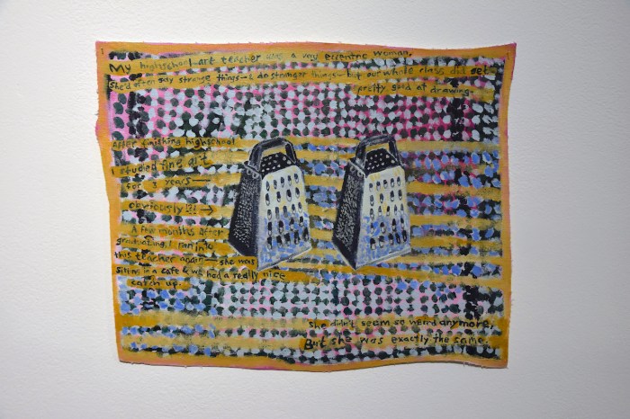 Ida Lawrence, Exactly the same 2018 acrylic on unstretched canvas, 37x46cm. Nolan Murphy.JPG