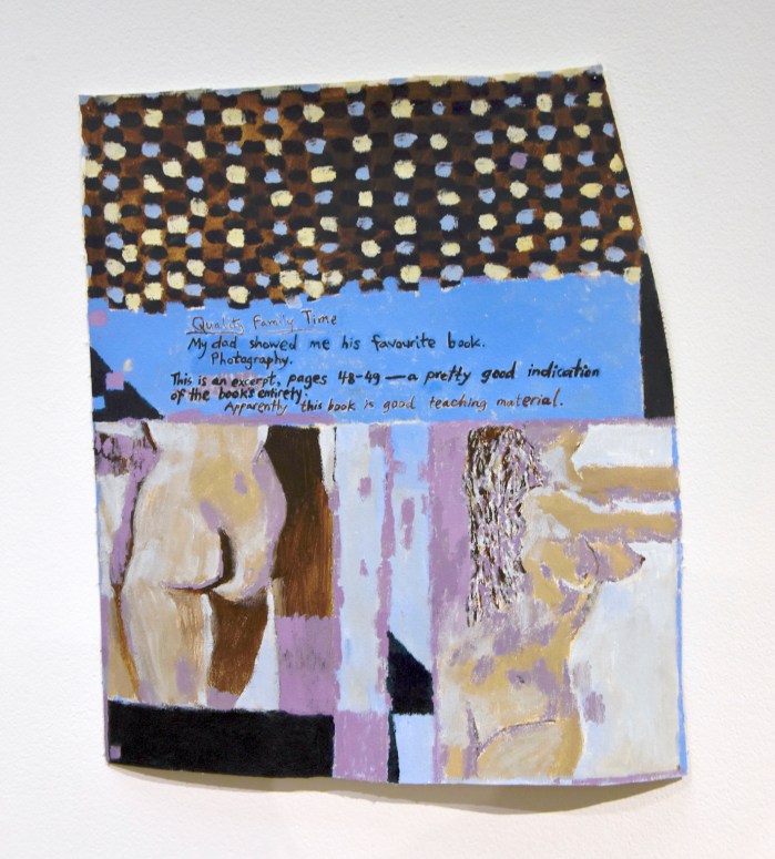 Ida Lawrence, Quality Family Time 2019 acrylic on unstretched canvas, 49x43cm. Nolan Murphy.JPG