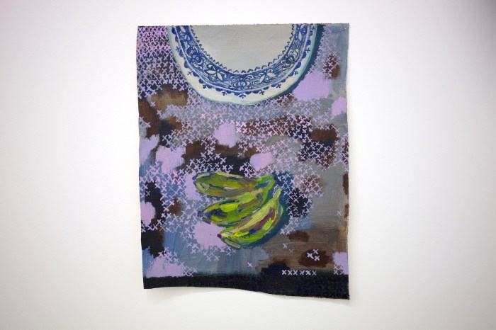 Ida Lawrence, Some Bananas 2018 acrylic on unstretched canvas.JPG