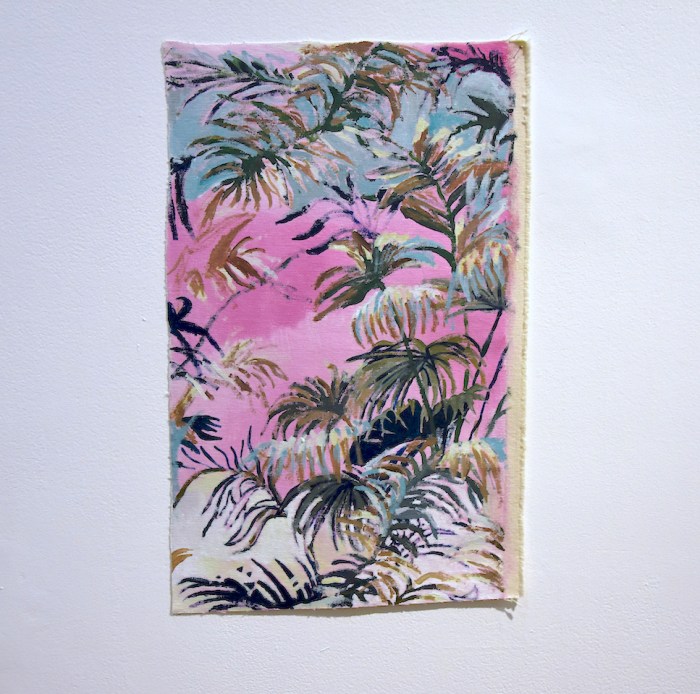 Ida Lawrence, Tropical Holbrook (surprisingly) 2017 acrylic on unstretched canvas, 56x36cm. Nolan Murphy.JPG