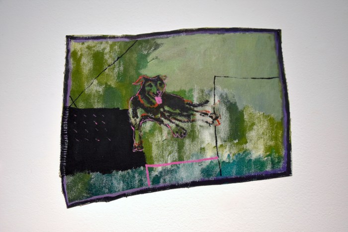 Ida Lawrence, Wesley 2018 acrylic on unstretched canvas, 33x42cm. Nolan Murphy.JPG