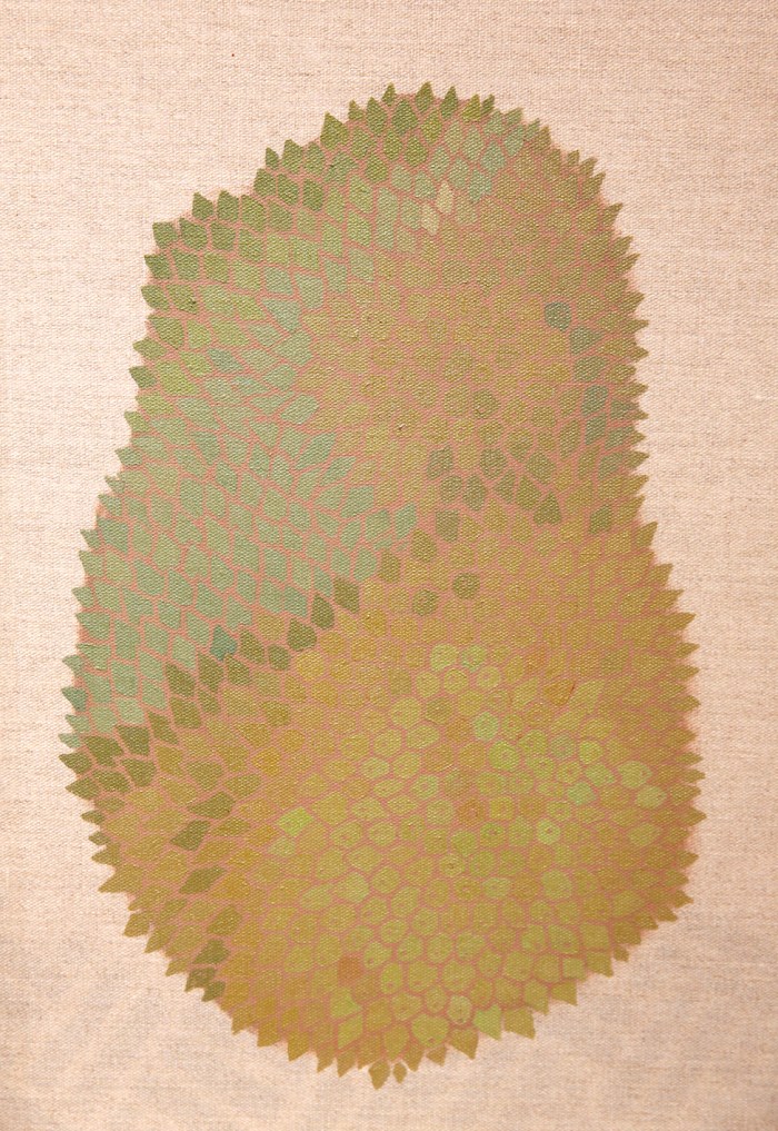 Ida Lawrence, A story my father heard as a child (ix) (detail) 2019, acrylic on linen, 50 x 36 cm. Photo by Ali Mousadi.jpg