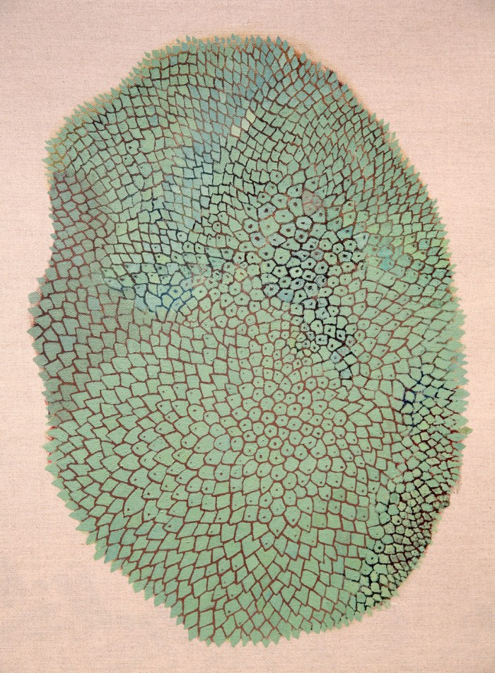 Ida Lawrence, A story my father heard as a child (v) (detail) 2019, acrylic on linen, 57 x 50 cm. Photo by Ali Mousadi.jpg